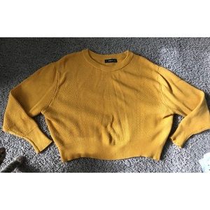 Zara Woman Mustard Sweater